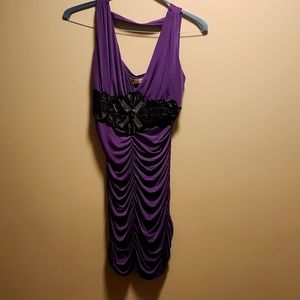 Ladies bodycon ruched dress